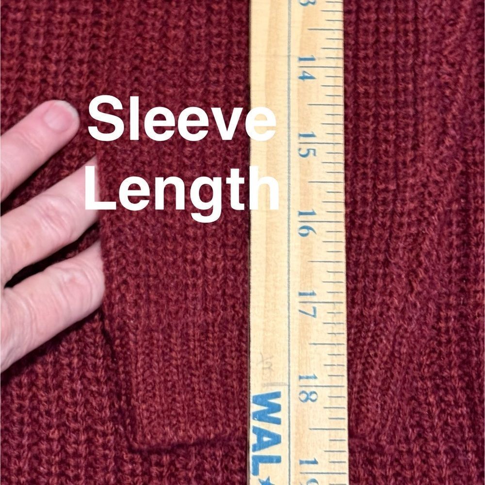 NWT! Very J Wine Cut Out Turtleneck Sweater - Picture 8 of 8